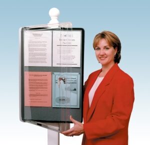 Doc-Box All-Weather Bulletin Board