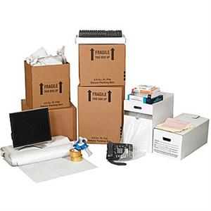 Office Moving Kit - boxes, bubble, tape and more