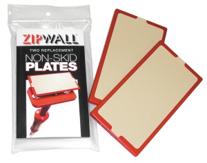 Zipwall NonSkid Plates - 2 Pack